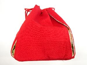 リサイクル　縮緬地巾着